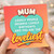 Mum Birthday Card, Lovely People Deserve Lovely Birthdays Card for Mum