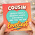 Cousin Birthday Card, Lovely People Deserve Lovely Birthdays Card