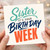 Sister Birthday Card, It's Your Birthday Week Card
