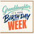 Granddaughter Birthday Week Card, Granddaughter Birthday Card