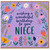 Niece Birthday Card, Wishing a Wonderful Birthday to You Floral Card