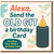 Rude Funny Dad Birthday Card - 'Alexa, Send the Old Git a Birthday Card' Smart Speaker Design, Cheeky Tech Humour for Father or Older Friend