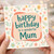Mum Birthday Card, Happy Birthday to a Wonderful Mum Floral Greeting Card