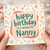 Nanny Birthday Card, Happy Birthday to a Wonderful Nanny Floral Card