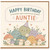Auntie Birthday Card, Happy Birthday to the Kindest Auntie Cute Mushroom Design