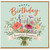 Daughter Birthday Card, Beautiful Floral Happy Birthday Card