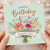 Niece Birthday Card, Beautiful Niece Happy Birthday Floral Bouquet Card