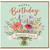 Cousin Birthday Card, Happy Birthday Beautiful Cousin Floral Card