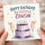 Cousin Birthday Card, Happy Birthday Beautiful Cousin Card, Cake and Champagne Design