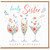 Sister Birthday Card, Lovely Sister Happy Birthday Card