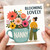 Nanny Birthday Card, Blooming Lovely Nanny Floral Greeting Card