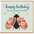 Cousin Birthday Card, Happy Birthday to My Lovely Cousin Ladybird Floral Design