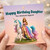 Daughter Birthday Card, You Absolute Legend Unicorn Princess Birthday Card