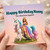 Nanny Birthday Card, You Absolute Legend Unicorn Princess Birthday Card