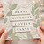 Nanny Birthday Card, Happy Birthday Lovely Nanny Floral Leaf Design