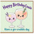 Birthday Cousin Card, Funny Gin - Credible Birthday Card for Cousin