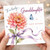 Granddaughter Birthday Card, To a Lovely Granddaughter Happy Birthday Floral Butterfly Card
