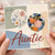 Auntie Happy Birthday Card, Floral Balloon Birthday Card for Auntie