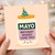 Funny Pun Birthday Card - 'Mayo Birthday Wishes Come True' - Cute Mayonnaise Jar with Party Hat - Foodie Greeting for Friends, Family, Him or Her