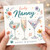 Nanny Birthday Card, Lovely Nanny Happy Birthday Card, Floral Cocktail Glass Birthday Card