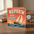 Nephew Birthday Card, Retro Sailing Boat Happy Birthday Card