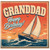 Granddad Happy Birthday Card, Vintage Sailboat Birthday Card