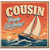 Cousin Birthday Card, Vintage Sailboat Happy Birthday Card