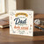 Dad Birthday Card, To the Best Dad in the Hole World Golf Card