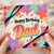 Dad Birthday Card, Happy Birthday Dad Star Design