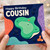 Cousin Birthday Card, Golf Themed Happy Birthday Card