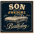 Son Birthday Card, Have an Awesome Birthday Classic Car Design