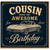 Cousin Birthday Card, Have an Awesome Birthday Classic Car Design