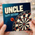 Uncle Birthday Card, Happy Birthday Dartboard Design
