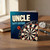 Uncle Birthday Card, Happy Birthday Dartboard Design