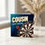 Cousin Birthday Card, Happy Birthday Dartboard Design