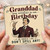 Granddad Birthday Card, Funny Drink Responsibly Birthday Card for Grandad