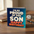 Son Birthday Card, I'm So Proud of You Son Happy Birthday Card