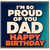 Dad Birthday Card, Proud of You Happy Birthday Card