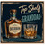 Granddad Birthday Card, Top Shelf Bourbon Bottle Design