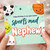 Nephew Birthday Card, Sports Mad Nephew Happy Birthday Card
