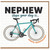 Nephew Birthday Card, Hope Your Day Is Wheely Spectacular Cycling Card