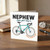 Nephew Birthday Card, Hope Your Day Is Wheely Spectacular Cycling Card