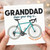 Granddad Birthday Card, Hope Your Day Is Wheely Spetacular Cycling Pun Card