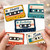 Son Birthday Card, Retro Cassette Tape Design