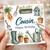 Cousin Happy Birthday Card - Gardening Theme