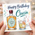 Cousin Happy Birthday Card, Birthday Tipple Whisky Bottle and Cheers Design