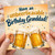 Granddad Birthday Card, Unbeerlieavable Birthday Card for Grandad