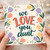 Aunt Love You Card, Floral We Love You Aunt Greeting Card