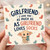 Girlfriend Love Card, I Love You As Much As Girlfriend Loves Socks Card