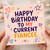 Fiancée Birthday Card, Happy Birthday to My Current Fiancée Card